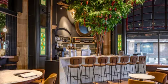 01 proest interior kaffeebar neolith estatuario hop stork amsterdam